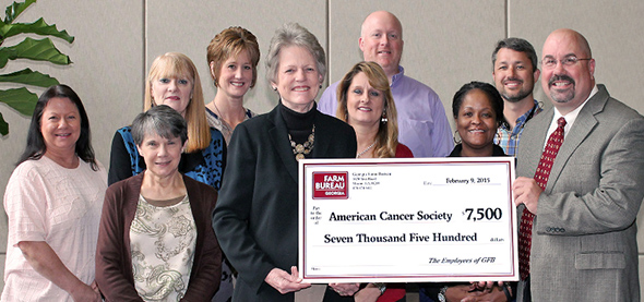 American Cancer Society Donation 2015