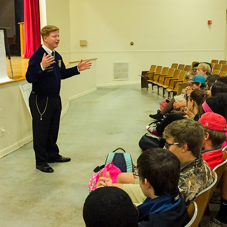 Meet Dawson Adams, FFA South Region State Vice President