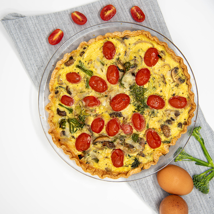 Delectable Vegetable Quiche