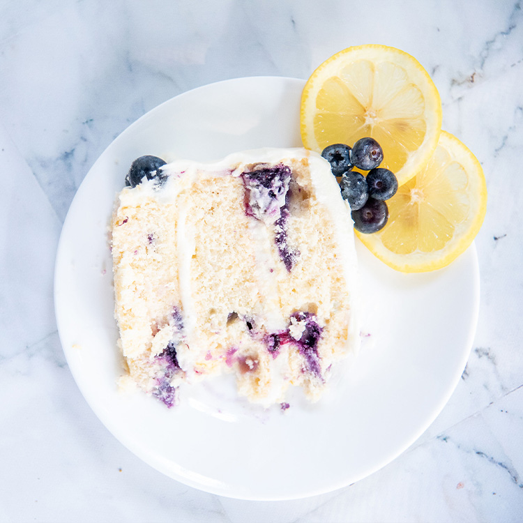 Delectable Blueberry Lemon Cake