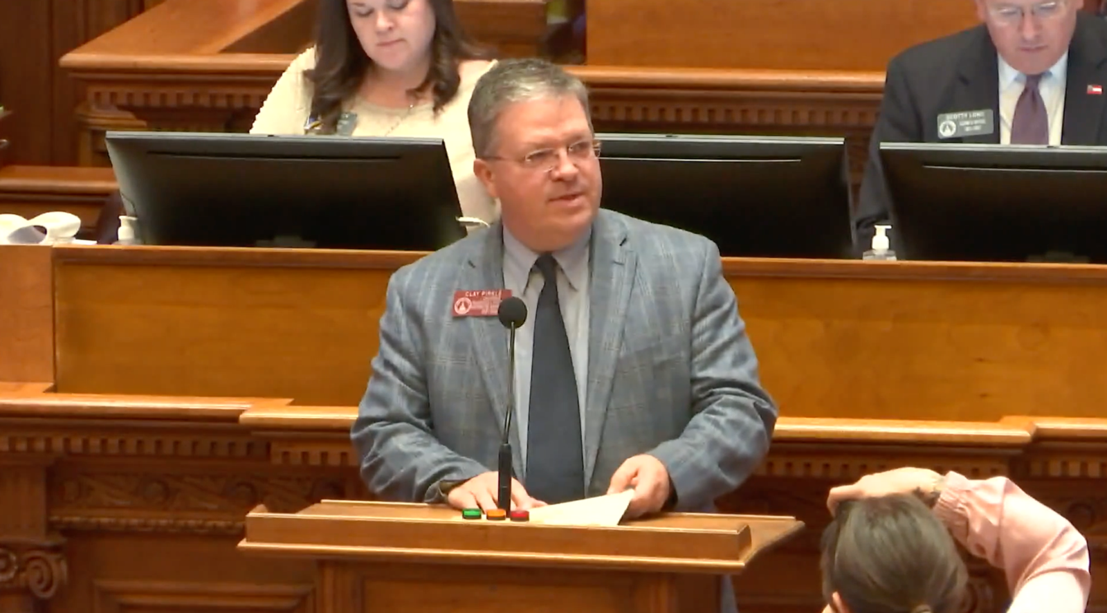 Rep. Clay Pirkle (R-Ashburn) carried House Bill 1175, the Georgia Raw Dairy Act, to final passage this legislative session.