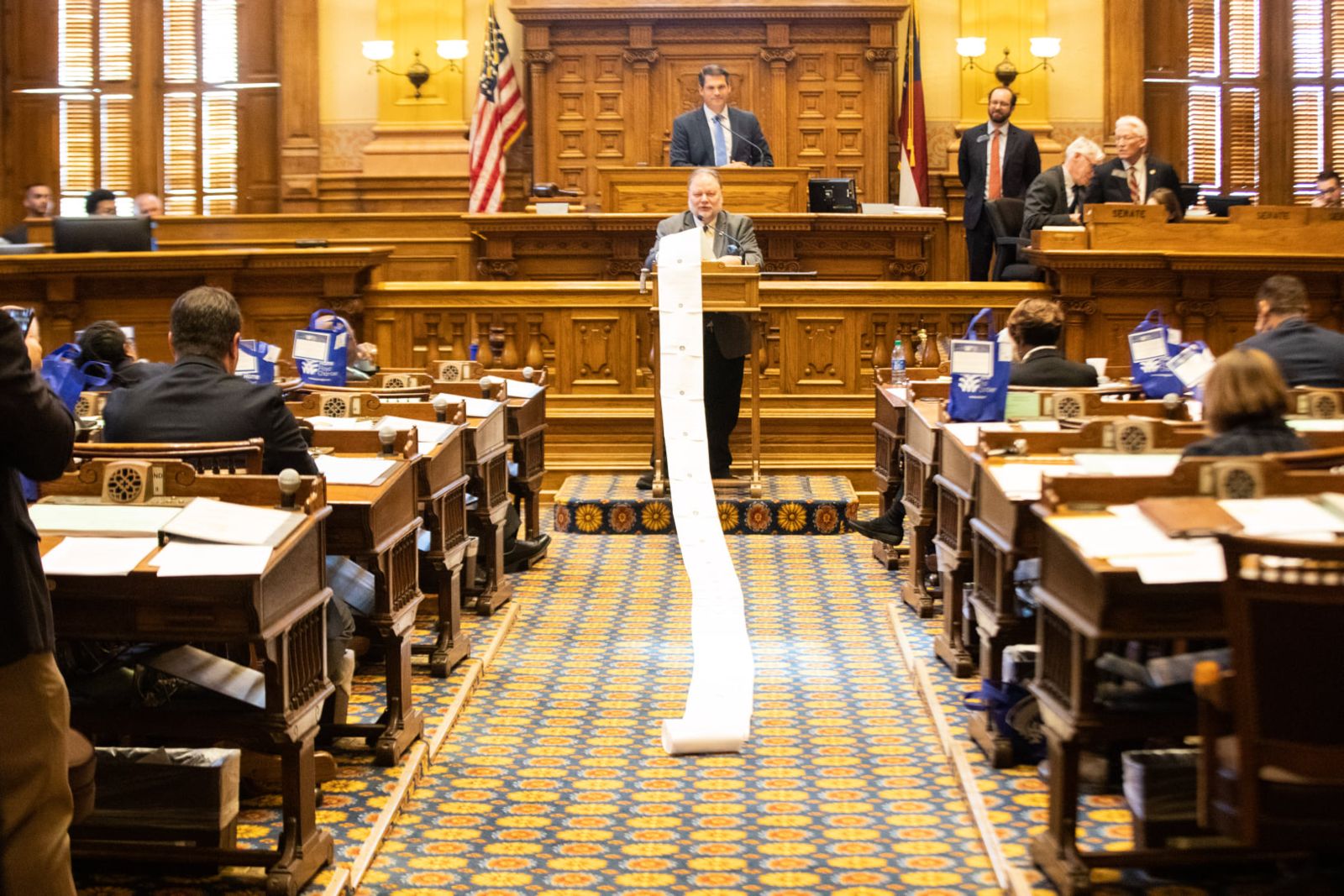 Sen. Jeff Mullis (R-Chickamauga), Senate Rules Committee Chairman, is retiring at the end of the session. Sen. Mullis carried House Bill 1175, the Georgia Raw Dairy Act, to passage in the Senate on Friday afternoon. (