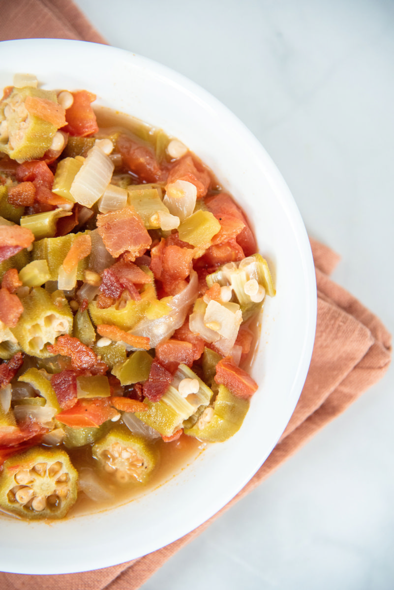 Stewed Okra and Georgia Tomatoes 