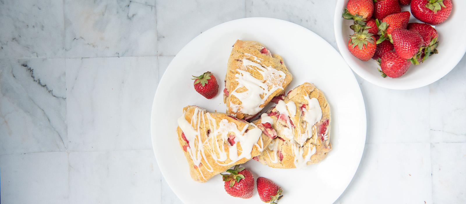 Mom's Fresh Strawberry Scones