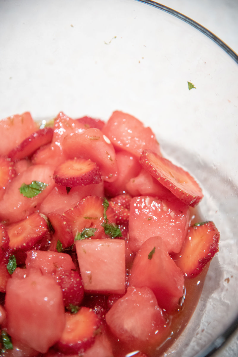 Strawberry Watermelon Salad