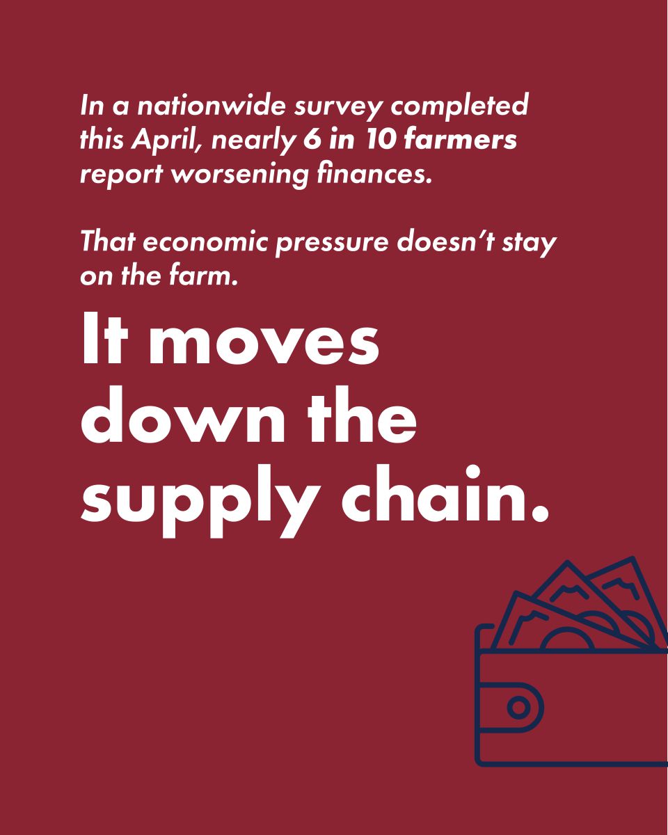 Strong Farms Educational Carousel: It moves down the supply chain