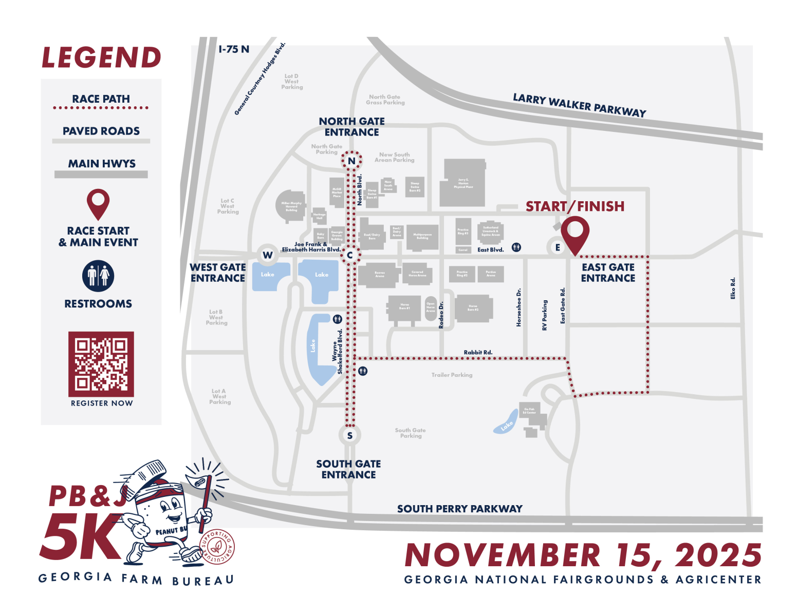 PBJ 5K Map
