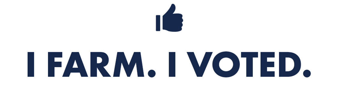 I Farm I Vote banner