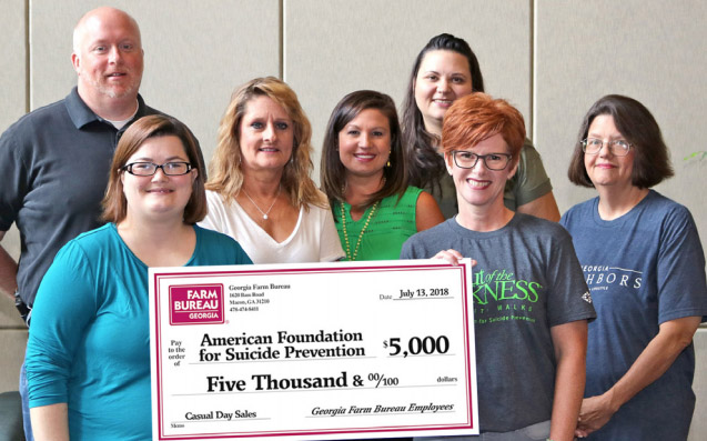 American Foundation for Suicide Prevention Donation 2018