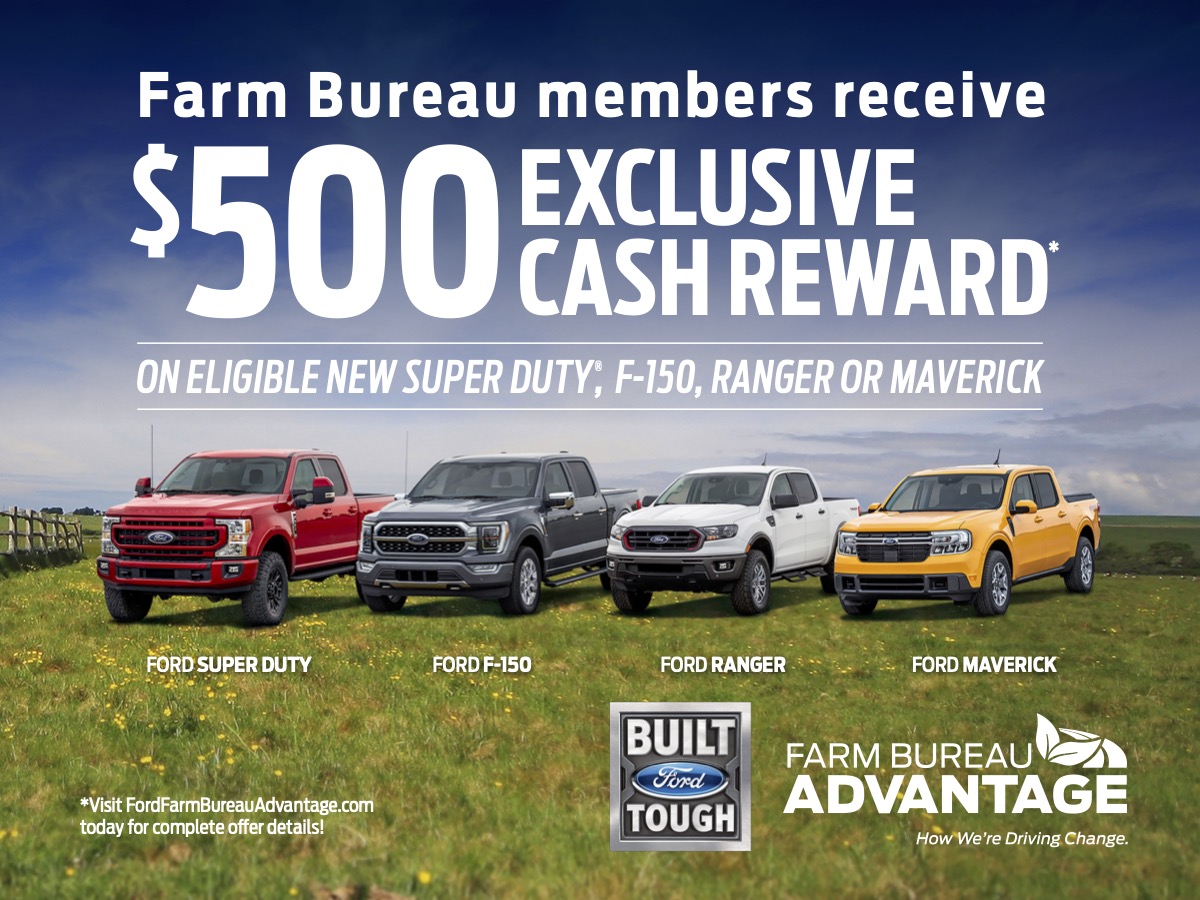 Membership Ford Exclusive Cash Reward Georgia Farm Bureau