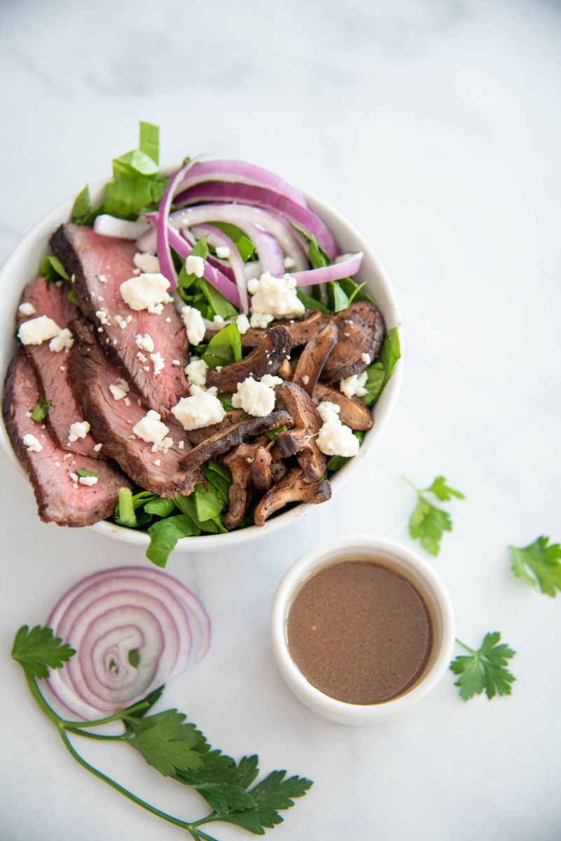 Steak and Mushroom Salad Image