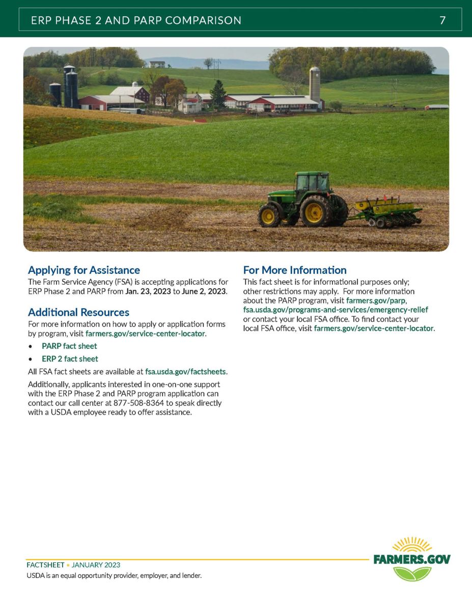 FSA Revenue Loss Assistance Page 7