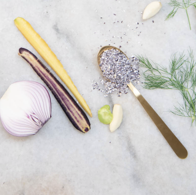 Savory Southern-style seafood and vegetable dish created by Daniel Zeal