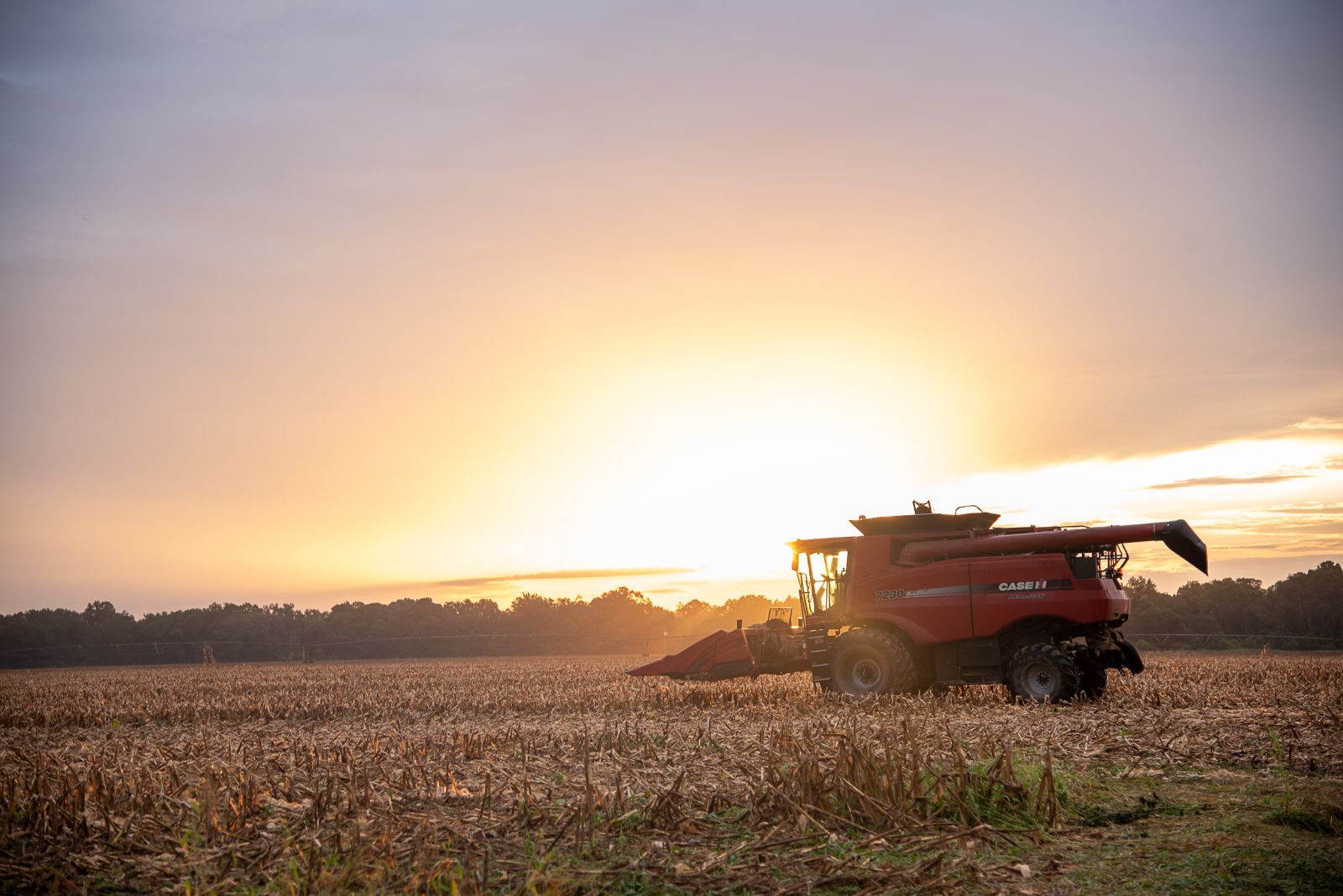 Tractor at Sunrise